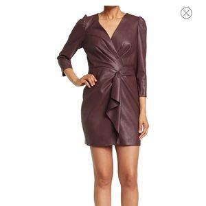 Rebecca Taylor Vegan Leather Dress, new with tags!